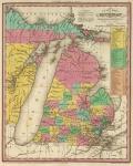 1836 Michigan Map
